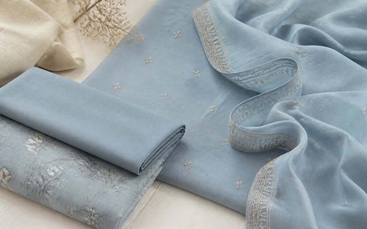 Editorial still life of natural cotton kidswear, representing kidswear sourcing in Jaipur, Rajasthan