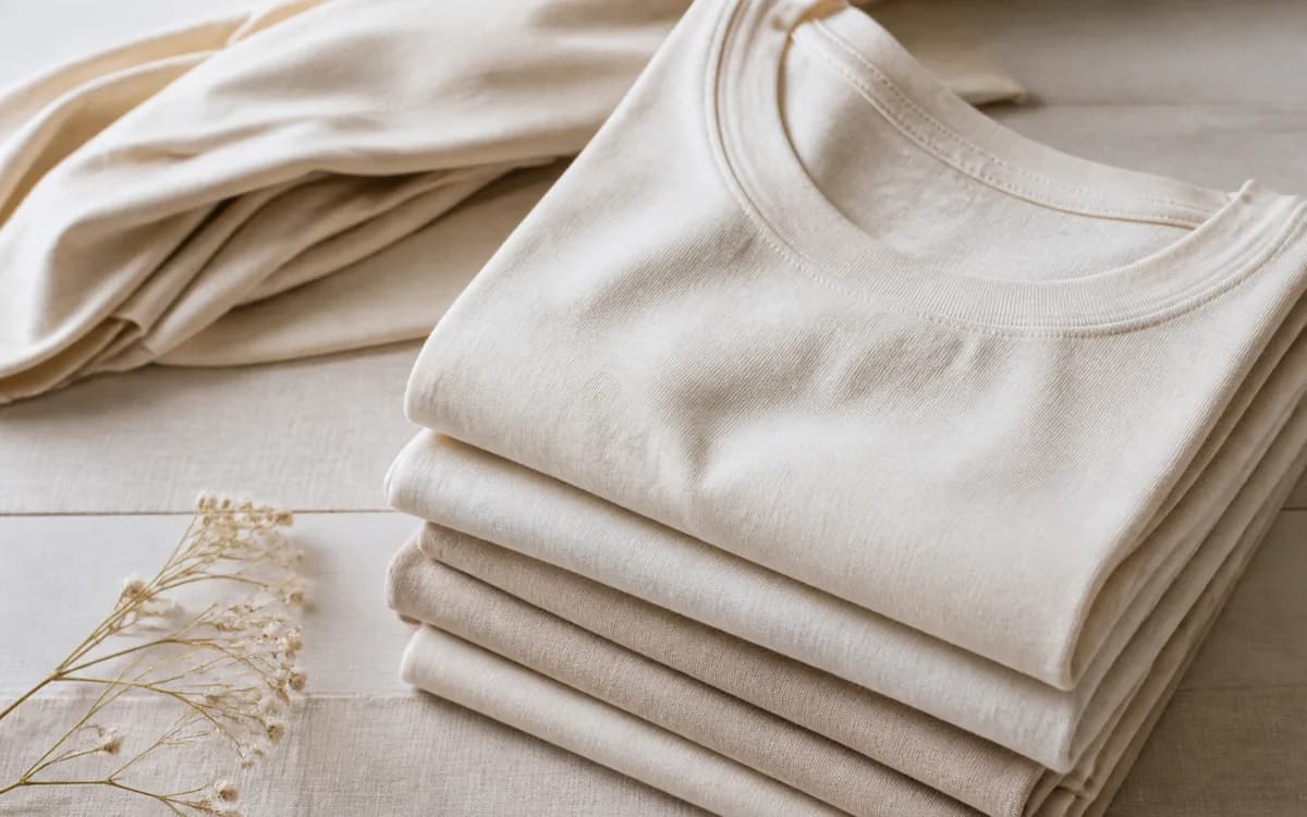 Editorial still life of striped shirting, representing men's shirts & shirting sourcing in Ahmedabad, Gujarat