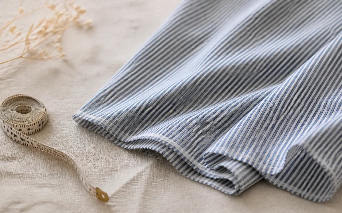 Editorial still life of sage knit fabric, representing t-shirts & knitwear sourcing in Ludhiana, Punjab